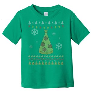 Pizza Christmas Tree Ugly Toddler T-Shirt