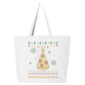 Pizza Christmas Tree Ugly 25L Jumbo Tote