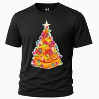 Pizza Crustmas Tree Cooling Performance Crew T-Shirt