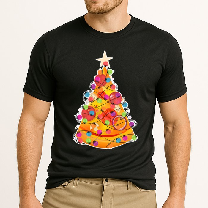 Pizza Crustmas Tree Cooling Performance Crew T-Shirt