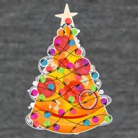 Pizza Crustmas Tree Ladies Essential Flowy Tank