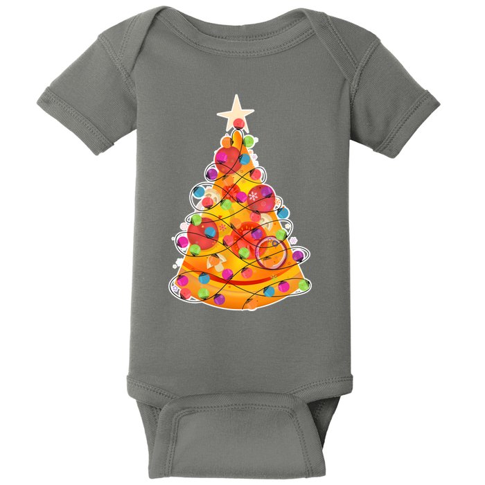 Pizza Crustmas Tree Baby Bodysuit