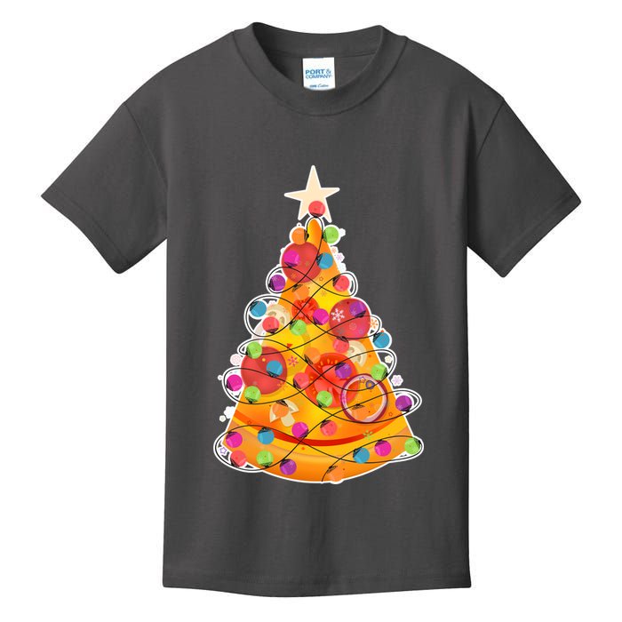 Pizza Crustmas Tree Kids T-Shirt