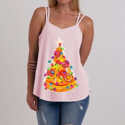 Pizza Crustmas Tree Women's Strappy Tank