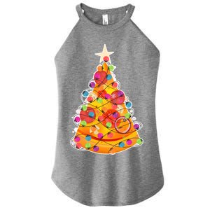 Pizza Crustmas Tree Women's Perfect Tri Rocker Tank