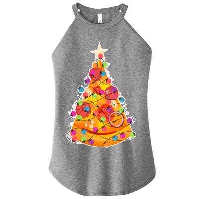 Pizza Crustmas Tree Women’s Perfect Tri Rocker Tank