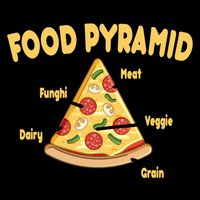 Pizza Food Pyramid Youth Performance Sprint T-Shirt