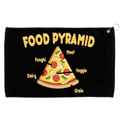 Pizza Food Pyramid Grommeted Golf Towel