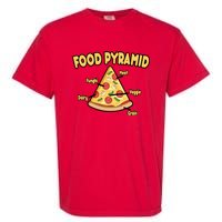 Pizza Food Pyramid Garment-Dyed Heavyweight T-Shirt