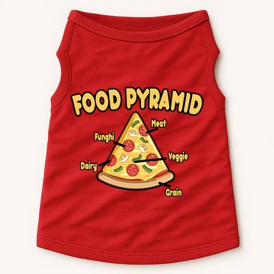 Pizza Food Pyramid Doggie Tank