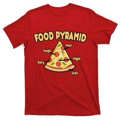 Pizza Food Pyramid T-Shirt