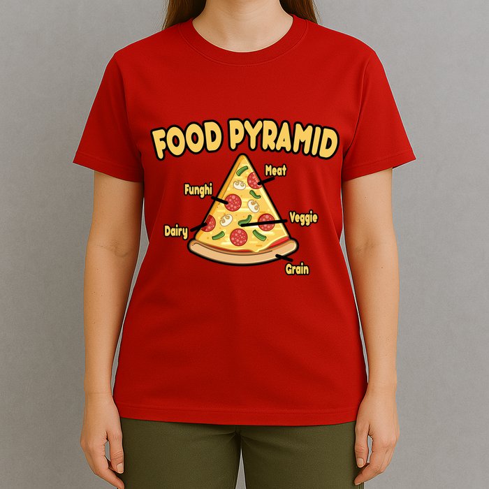 Pizza Food Pyramid T-Shirt