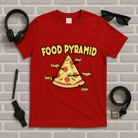 Pizza Food Pyramid T-Shirt