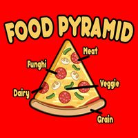 Pizza Food Pyramid T-Shirt