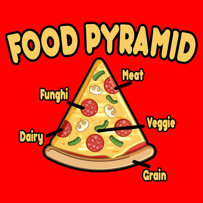 Pizza Food Pyramid T-Shirt