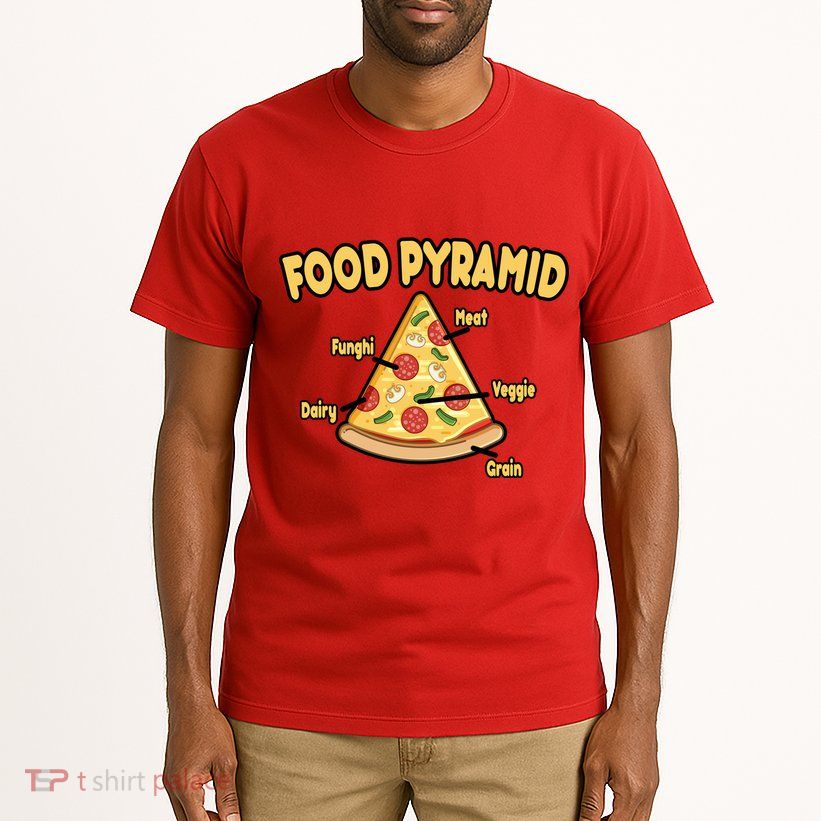 Pizza Food Pyramid Tall T-Shirt