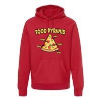 Pizza Food Pyramid Premium Hoodie