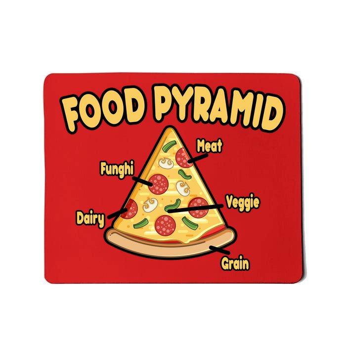 Pizza Food Pyramid Mousepad