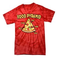 Pizza Food Pyramid Tie-Dye T-Shirt