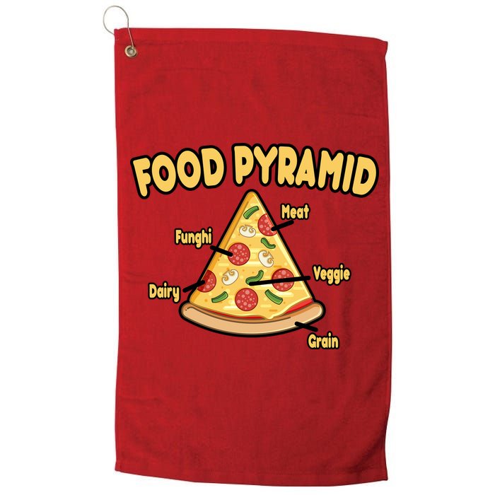 Pizza Food Pyramid Platinum Collection Golf Towel