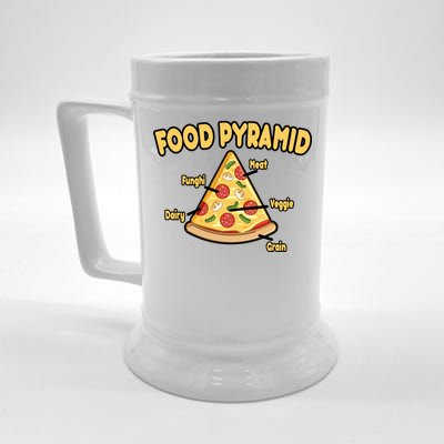 Pizza Food Pyramid Beer Stein