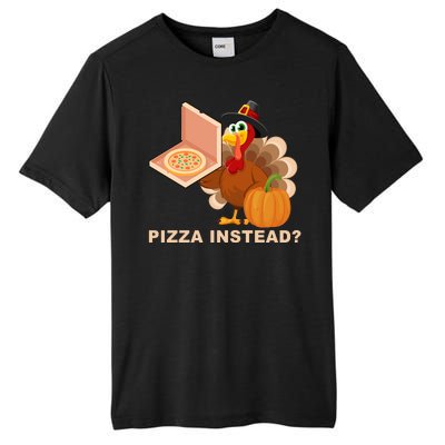 Pizza Instead? Funny Turkey Thanksgiving Tall Fusion ChromaSoft Performance T-Shirt