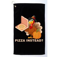 Pizza Instead? Funny Turkey Thanksgiving Golf Towel