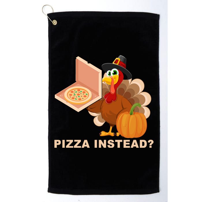 Pizza Instead? Funny Turkey Thanksgiving Golf Towel