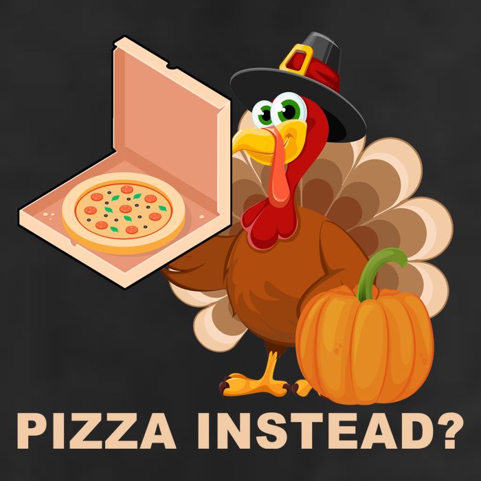 Pizza Instead? Funny Turkey Thanksgiving Golf Towel