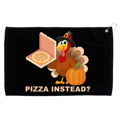 Pizza Instead? Funny Turkey Thanksgiving Grommeted Golf Towel