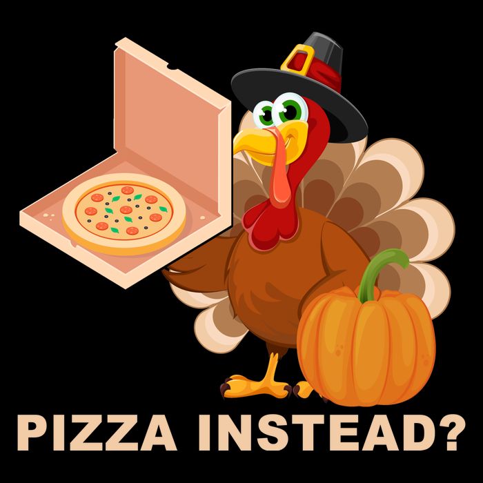 Pizza Instead? Funny Turkey Thanksgiving Kids T-Shirt
