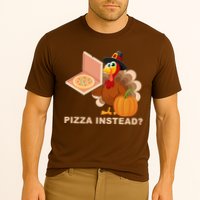 Pizza Instead? Funny Turkey Thanksgiving Cooling Performance Crew T-Shirt