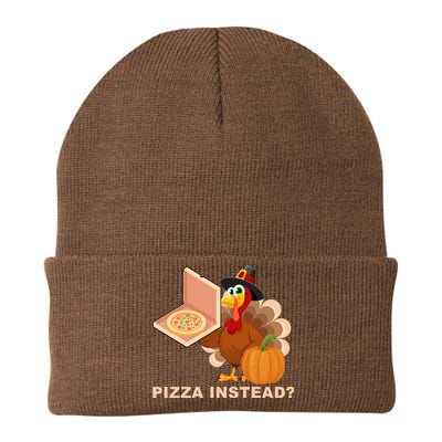 Pizza Instead? Funny Turkey Thanksgiving Knit Cap Winter Beanie