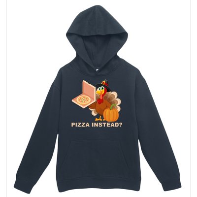 Pizza Instead? Funny Turkey Thanksgiving Urban Pullover Hoodie