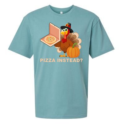 Pizza Instead? Funny Turkey Thanksgiving Sueded Cloud Jersey T-Shirt