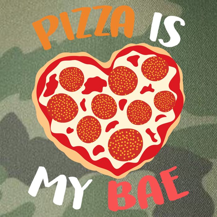 Pizza is My Bae Funny Valentines Day Legacy Tie Dye Trucker Hat