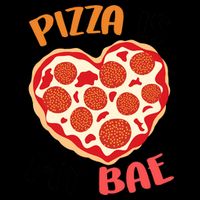 Pizza is My Bae Funny Valentines Day 16oz Travel Tumbler