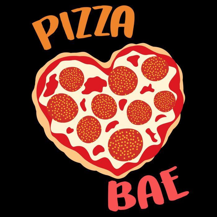 Pizza is My Bae Funny Valentines Day 16oz Travel Tumbler