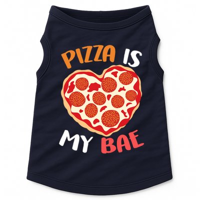 Pizza is My Bae Funny Valentines Day Doggie Tank