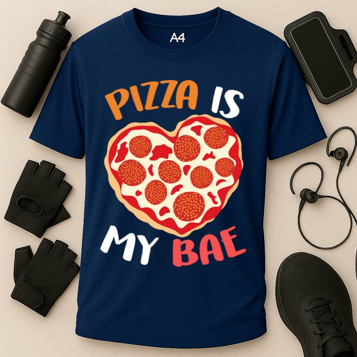 Pizza is My Bae Funny Valentines Day Performance Shirt