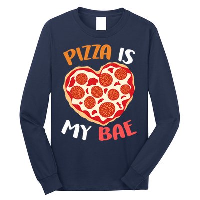 Pizza is My Bae Funny Valentines Day Long Sleeve Shirt