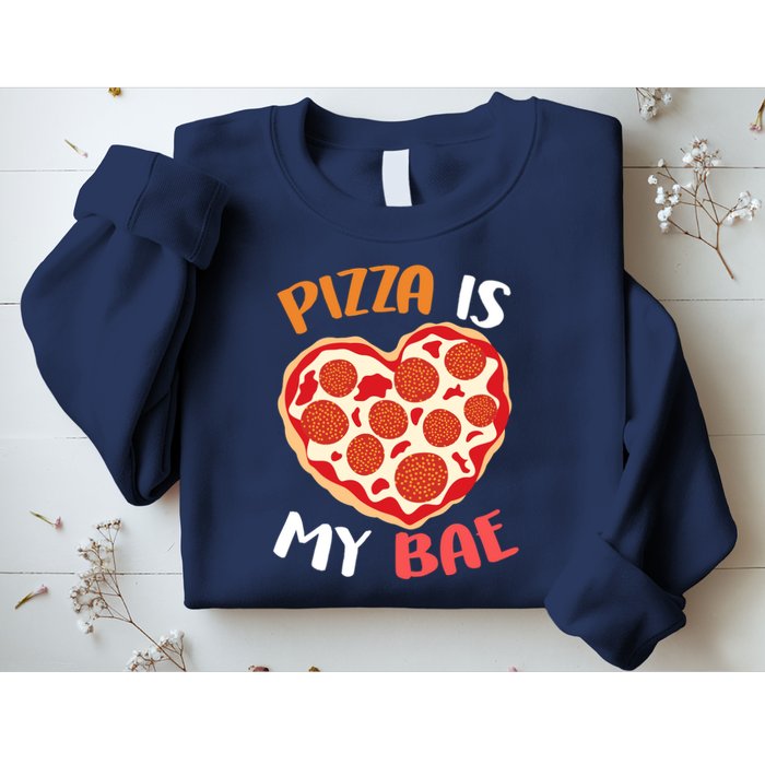 Pizza is My Bae Funny Valentines Day Sweatshirt