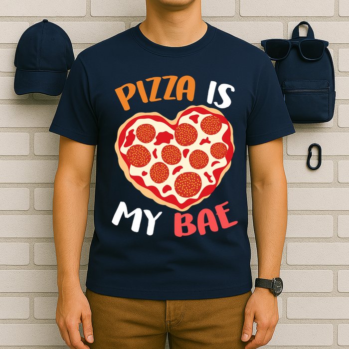 Pizza is My Bae Funny Valentines Day T-Shirt