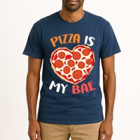 Pizza is My Bae Funny Valentines Day Tall T-Shirt