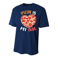 Pizza is My Bae Funny Valentines Day Youth Performance Sprint T-Shirt