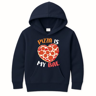 Pizza is My Bae Funny Valentines Day Kids Hoodie
