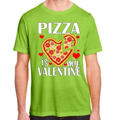 Pizza Is My Valentine Adult ChromaSoft Performance T-Shirt