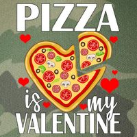 Pizza Is My Valentine Legacy Tie Dye Trucker Hat