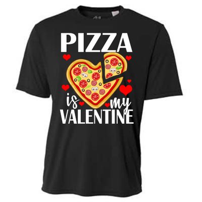 Pizza Is My Valentine Cooling Performance Crew T-Shirt