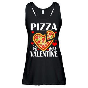 Pizza Is My Valentine Ladies Essential Flowy Tank